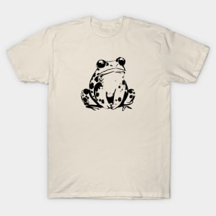 Frog, japanese ink painting, sumi e T-Shirt